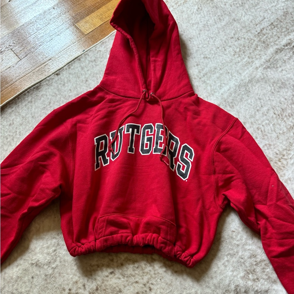 Red Rutgers Hoodie